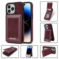 N.BEKUS Vertical Flip Card Slot RFID Phone Case, For iPhone 14 Plus, For iPhone 14 Pro, For iPhone 14 Pro Max, For iPhone 11