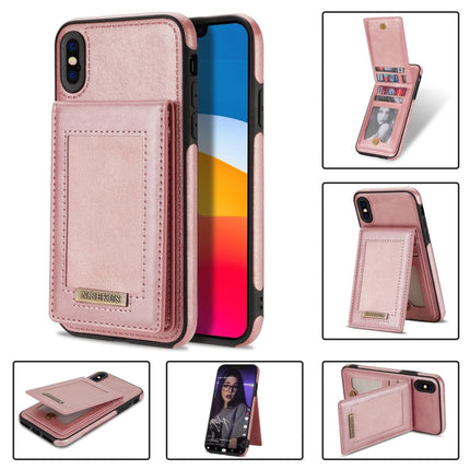 N.BEKUS Vertical Flip Card Slot RFID Phone Case, For iPhone 12, For iPhone XR, For iPhone XS Max, For iPhone XS / X
