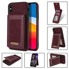 N.BEKUS Vertical Flip Card Slot RFID Phone Case, For iPhone 12, For iPhone XR, For iPhone XS Max, For iPhone XS / X