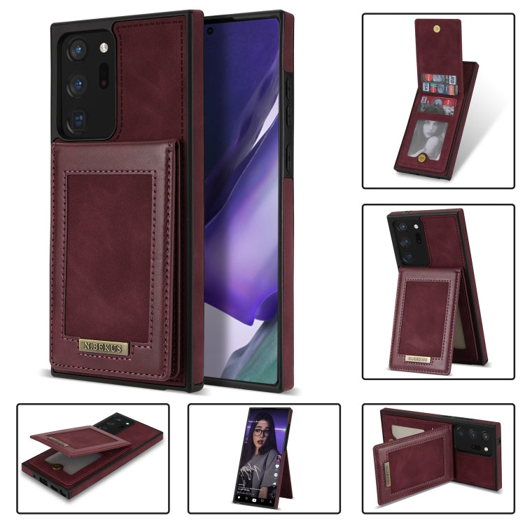 N.Bekus Vertical Flip Card Slot RFID Phone Case, For Samsung Galaxy Note20, For Samsung Galaxy Note20 Ultra, For Samsung Galaxy S20+, For Samsung Galaxy S20