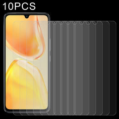 10 PCS 0.26mm 9H 2.5D Tempered Glass Film, For vivo V25 / V25e / X80 Lite / V21s (10 PCS), For vivo V25 Pro (10 PCS)