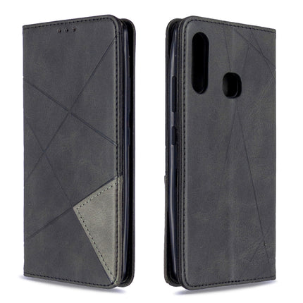 Rhombus Texture Horizontal Flip Magnetic Leather Case with Holder & Card Slots & Wallet, For Nokia 2.3, For Samsung Galaxy A41, For Samsung Galaxy A70e, For Galaxy A41, For Galaxy A70e