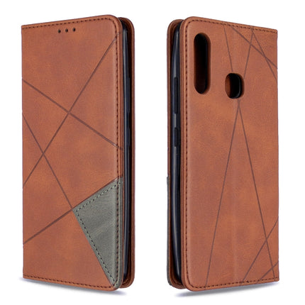 Rhombus Texture Horizontal Flip Magnetic Leather Case with Holder & Card Slots & Wallet, For Nokia 2.3, For Samsung Galaxy A41, For Samsung Galaxy A70e, For Galaxy A41, For Galaxy A70e