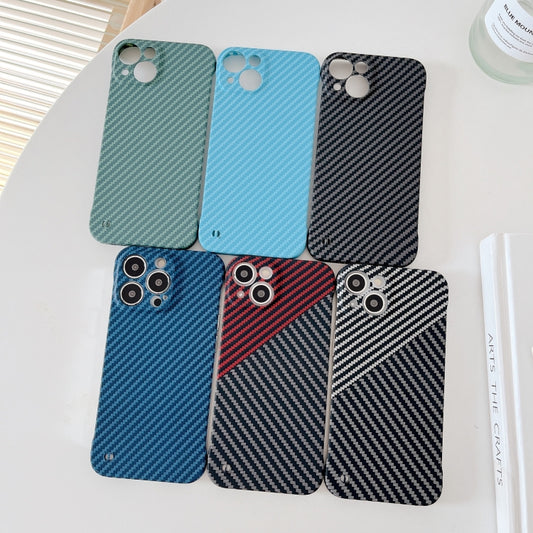 Carbon Fiber Texture PC Phone Case, For iPhone 11, For iPhone 11 Pro, For iPhone 11 Pro Max, For iPhone 12, For iPhone 12 Pro