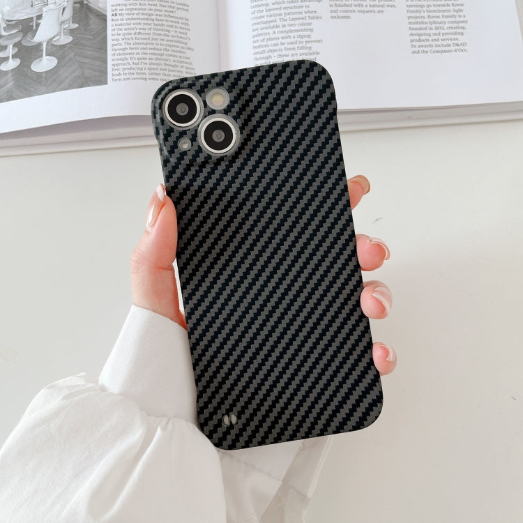 Carbon Fiber Texture PC Phone Case, For iPhone 14 Pro Max