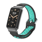 For Xiaomi Mi Band 7 Pro / Black + Cyan