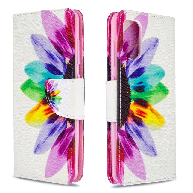 Colored Drawing Pattern Horizontal Flip Leather Case with Holder & Card Slots & Wallet, For Nokia 2.3, For Galaxy A41, For Galaxy A70e