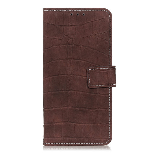 Funda de piel con tapa horizontal con textura de cocodrilo, ranuras para tarjetas y billetera, para iPhone SE 2022/SE 2020, para OPPO Realme X50 Pro, para Huawei Honor Play 4T Pro, para Galaxy A51 5G, para Galaxy A71 5G