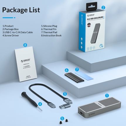 ORICO USB3.2 20Gbps M.2 NVMe SSD Enclosure