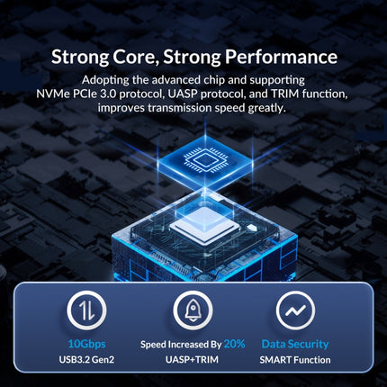 ORICO M.2 NGFF SSD enclosure