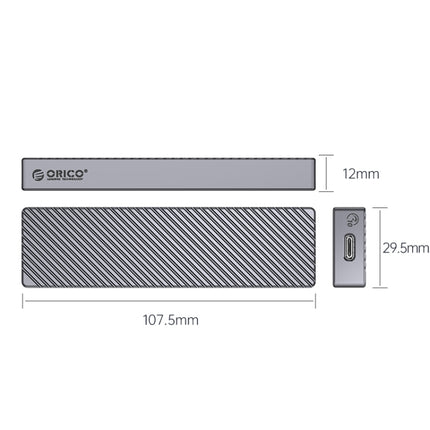 ORICO 10Gbps USB3.2 Gen2 Type-C M.2 NVMe/NGFF(SATA) Dual Protocol SSD Enclosure