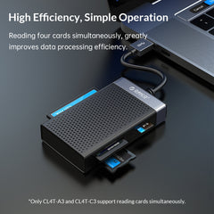 ORICO CL4D-A3 4-in-1 USB 3.0 Multifunction Card Reader, CL4D-A3