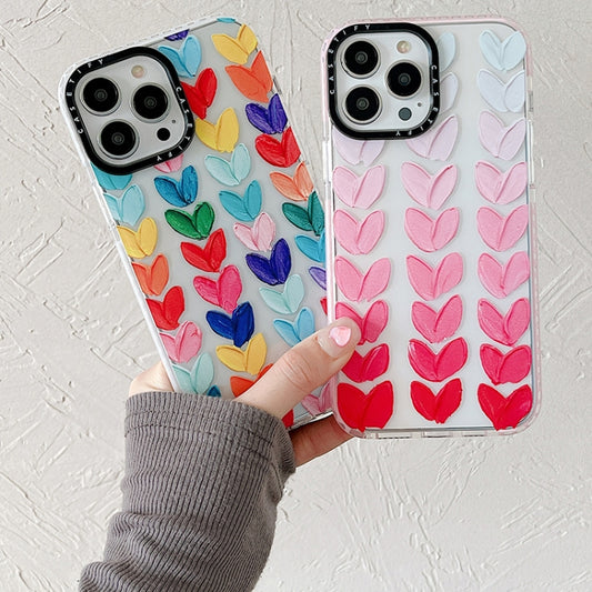 Doodle Colorful Lvoe TPU Phone Case, For iPhone 14, For iPhone 14 Plus, For iPhone 14 Pro, For iPhone 14 Pro Max, For iPhone 13, For iPhone 13 Pro, For iPhone 13 Pro Max, For iPhone 12, For iPhone 12 Pro, For iPhone 12 Pro Max, For iPhone 11