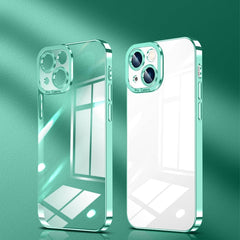 Crystal Plated High Transparency Phone Case, For iPhone 14, For iPhone 14 Plus