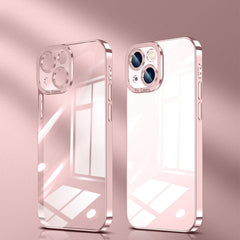 Crystal Plated High Transparency Phone Case, For iPhone 14, For iPhone 14 Plus