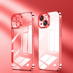 Crystal Plated High Transparency Phone Case, For iPhone 14, For iPhone 14 Plus