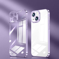 Crystal Plated High Transparency Phone Case, For iPhone 14, For iPhone 14 Plus