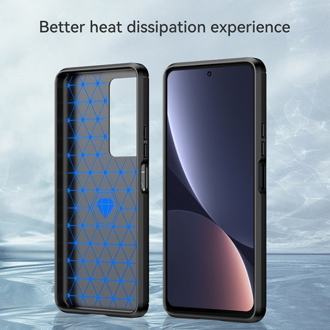 Brushed Texture Carbon Fiber TPU Case, For Xiaomi Redmi K40S