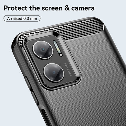 Brushed Texture Carbon Fiber TPU Case, For Xiaomi Redmi Note 11E, For Xiaomi Redmi Note11T Pro 5G, For Xiaomi Redmi Note11T Pro+ 5G