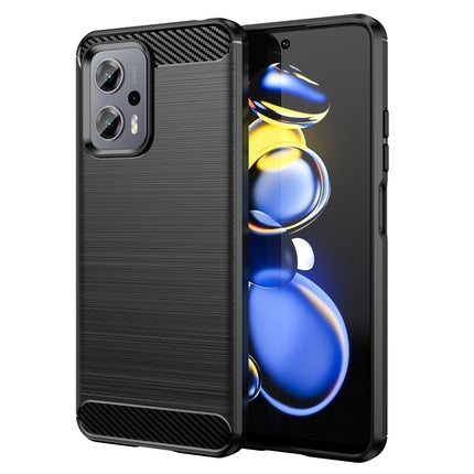 Brushed Texture Carbon Fiber TPU Case, For Xiaomi Redmi Note 11E, For Xiaomi Redmi Note11T Pro 5G, For Xiaomi Redmi Note11T Pro+ 5G