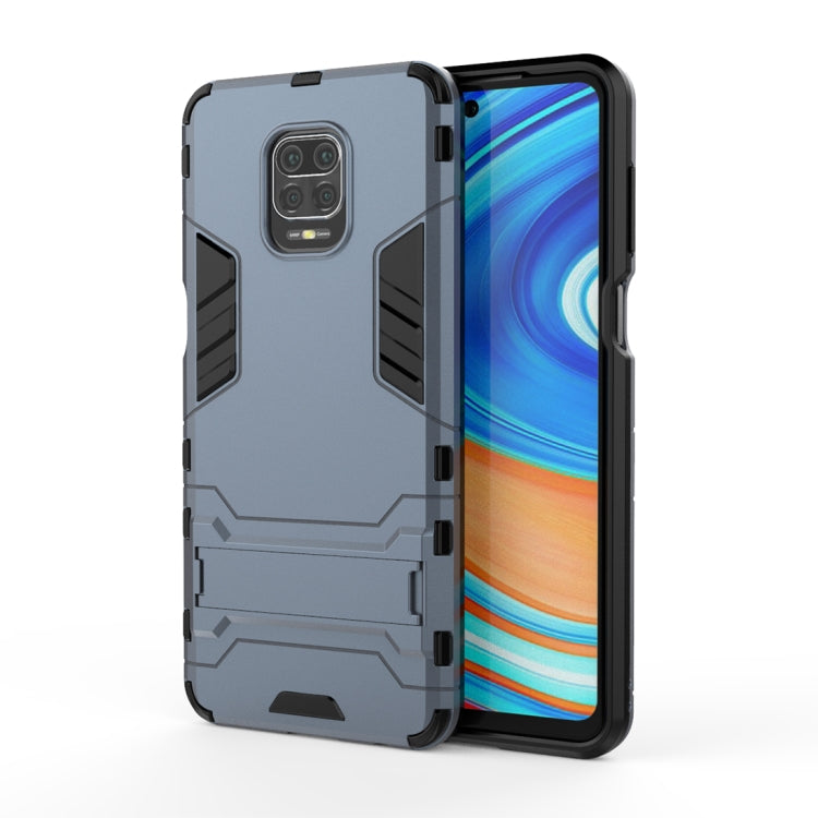 PC + TPU Shockproof Protective Case with Holder, For Xiaomi Redmi Note 9 Pro Max, For Xiaomi Redmi Note 9S