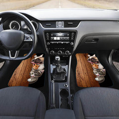 4 in 1 Butterfly Pattern Universal Printing Auto Car Floor Mats Set, HN063