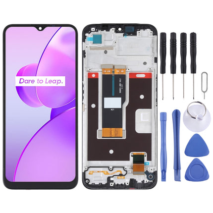 LCD Screen and Digitizer Full Assembly with Frame, For Realme C35 RMX3511, For Realme C31 RMX3501, For TCL 30E / 30 SE, For TCL 30 T676H / 30 5G T776H, For OPPO A57 5G