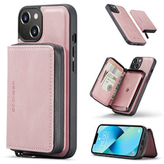 JEEHOOD Magnetic Zipper Wallet Leather Phone Case, For iPhone 14, For iPhone 14 Plus, For iPhone 14 Pro, For iPhone 14 Pro Max