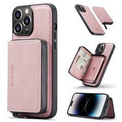 JEEHOOD Magnetic Zipper Wallet Leather Phone Case, For iPhone 14, For iPhone 14 Plus, For iPhone 14 Pro, For iPhone 14 Pro Max