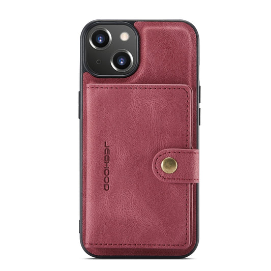 JEEHOOD Retro Magnetic Detachable Leather Phone Case, For iPhone 14, For iPhone 14 Plus, For iPhone 14 Pro, For iPhone 14 Pro Max