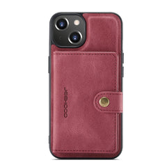 JEEHOOD Retro Magnetic Detachable Leather Phone Case, For iPhone 14, For iPhone 14 Plus, For iPhone 14 Pro, For iPhone 14 Pro Max