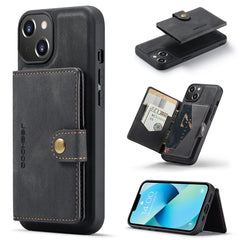 JEEHOOD Retro Magnetic Detachable Leather Phone Case, For iPhone 14, For iPhone 14 Plus, For iPhone 14 Pro, For iPhone 14 Pro Max