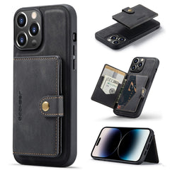 JEEHOOD Retro Magnetic Detachable Leather Phone Case, For iPhone 14, For iPhone 14 Plus, For iPhone 14 Pro, For iPhone 14 Pro Max