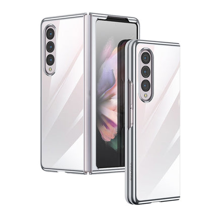 SULADA Shockproof Plating PC Transparent Protective Case, For Samsung Galaxy Z Fold4, For Samsung Galaxy Z Flip4