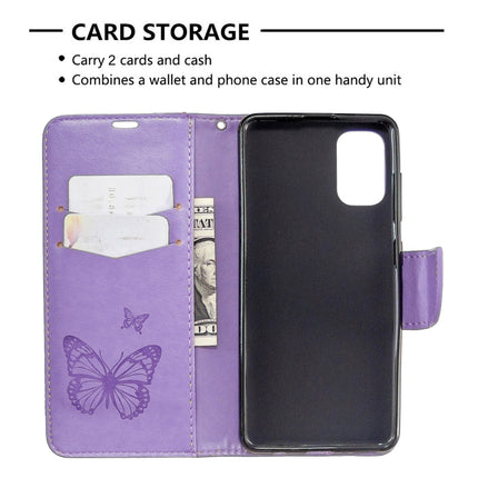 Two Butterflies Embossing Pattern Horizontal Flip Leather Case with Holder & Card Slot & Wallet & Lanyard, For Nokia 2.3, For Galaxy A41, For Galaxy A70e