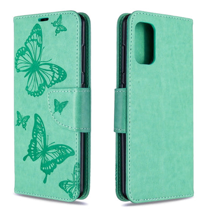 Two Butterflies Embossing Pattern Horizontal Flip Leather Case with Holder & Card Slot & Wallet & Lanyard, For Nokia 2.3, For Galaxy A41, For Galaxy A70e