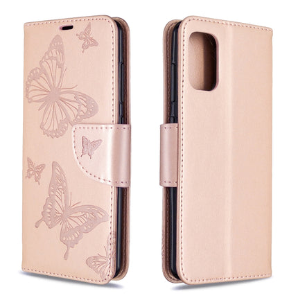 Two Butterflies Embossing Pattern Horizontal Flip Leather Case with Holder & Card Slot & Wallet & Lanyard, For Nokia 2.3, For Galaxy A41, For Galaxy A70e