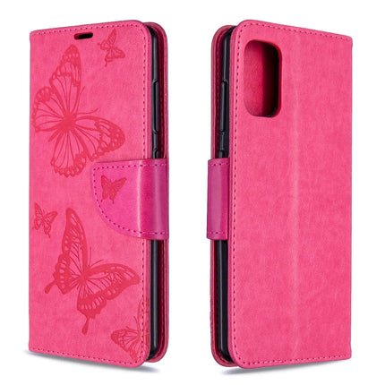 Two Butterflies Embossing Pattern Horizontal Flip Leather Case with Holder & Card Slot & Wallet & Lanyard, For Nokia 2.3, For Galaxy A41, For Galaxy A70e