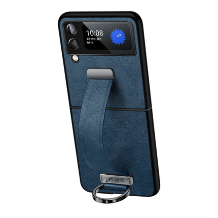 SULADA Cool Series PC + Leather Texture Skin Feel Shockproof Phone Case, For Samsung Galaxy Z Fold4, For Samsung Galaxy Z Flip4