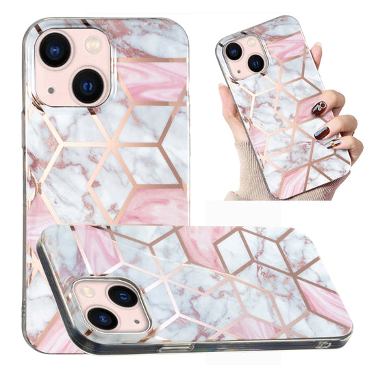 Electroplated Marble Pattern TPU Phone Case, For iPhone 14, For iPhone 14 Plus, For iPhone 14 Pro, For iPhone 14 Pro Max, For iPhone 13 Pro Max