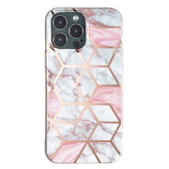 Electroplated Marble Pattern TPU Phone Case, For iPhone 13 Pro, For iPhone 13, For iPhone 13 mini, For iPhone 12 Pro Max, For iPhone 12 / 12 Pro