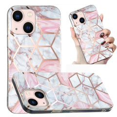 Electroplated Marble Pattern TPU Phone Case, For iPhone 13 Pro, For iPhone 13, For iPhone 13 mini, For iPhone 12 Pro Max, For iPhone 12 / 12 Pro