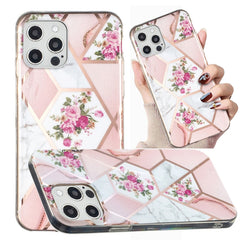 Electroplated Marble Pattern TPU Phone Case, For iPhone 13 Pro, For iPhone 13, For iPhone 13 mini, For iPhone 12 Pro Max, For iPhone 12 / 12 Pro