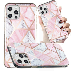 Electroplated Marble Pattern TPU Phone Case, For iPhone 13 Pro, For iPhone 13, For iPhone 13 mini, For iPhone 12 Pro Max, For iPhone 12 / 12 Pro