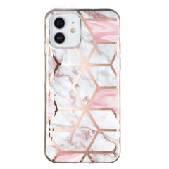 Electroplated Marble Pattern TPU Phone Case, For iPhone 12 mini, For iPhone 11 Pro Max, For iPhone 11 Pro, For iPhone 11, For iPhone SE 2022 / SE 2020 / 8 / 7