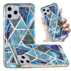 Electroplated Marble Pattern TPU Phone Case, For iPhone 12 mini, For iPhone 11 Pro Max, For iPhone 11 Pro, For iPhone 11, For iPhone SE 2022 / SE 2020 / 8 / 7