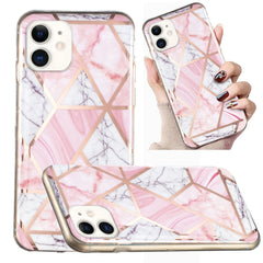 Electroplated Marble Pattern TPU Phone Case, For iPhone 12 mini, For iPhone 11 Pro Max, For iPhone 11 Pro, For iPhone 11, For iPhone SE 2022 / SE 2020 / 8 / 7