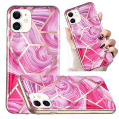 Electroplated Marble Pattern TPU Phone Case, For iPhone 12 mini, For iPhone 11 Pro Max, For iPhone 11 Pro, For iPhone 11, For iPhone SE 2022 / SE 2020 / 8 / 7