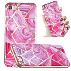 Electroplated Marble Pattern TPU Phone Case, For iPhone 12 mini, For iPhone 11 Pro Max, For iPhone 11 Pro, For iPhone 11, For iPhone SE 2022 / SE 2020 / 8 / 7