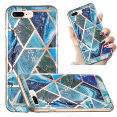 Electroplated Marble Pattern TPU Phone Case, For iPhone 8 Plus / 7 Plus, For iPhone XS / X, For iPhone XS Max, For iPhone XR